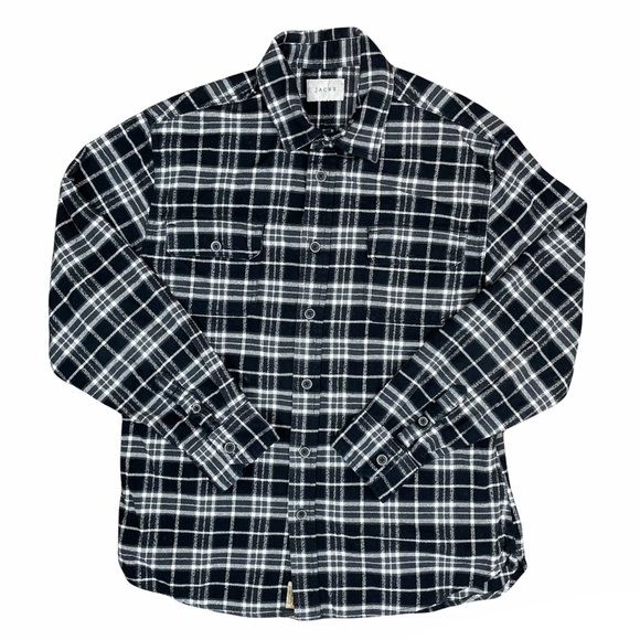 Jachs Other - Jachs Black Plaid Button Down Flannel Shirt